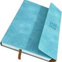 Planner 2025-2026, Weekly Monthly Academic Calendar for Jul 2025 - Dec 2026 [18 Month Agenda], 8.26" x 5.9" Faux Leather Cover + Thick Paper (Light Blue)