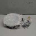 Deck Bird Feeders Platform Bird Feeder Deck Mount Bird Bath Spa for Dual Use Deck Flower Stand Flower Pot Great for Attracting Birds Detachable and Adjustable Heavy Duty Sturdy Steel,Bronze