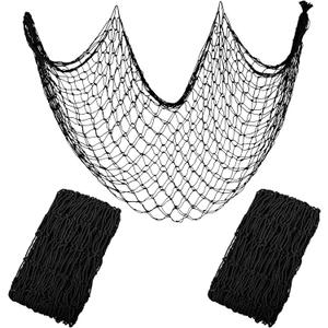 2 Pack Fish Net Decorations for Party