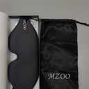 MZOO Luxury Sleep Eye Mask for Side Sleeper Men Women, Zero Eye Pressure 3D Sleeping Mask, Light Blocking Patented Design Night Blindfold, Soft Eye Shade Cover for Travel, Grey