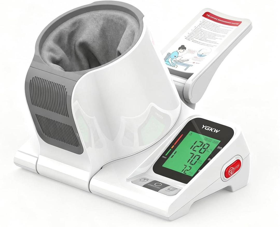 Blood Pressure Monitor, No-Wrap Barrel-Type Upper Arm Monitor for Home Use