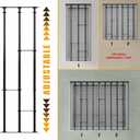 Window Bars - SWB | Adaptable Security Bars for Windows | Model A | Easy and Quick Installation | Adjustable Window protections | Modular System, Price is per 1 Module (Image Shows 3 modules)., Grande