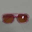 livho Trendy Polarized Square Aviator Sunglasses Women Men Square Eyewear Frame, Retro Sun Glasses for Women Men 2025 Shades