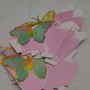 20 Pcs Butterfly Tables Decorations Flower Boxes 3D Butterfly Table Toppers for Floral Tea Themed Decor