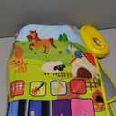 Foki 3-in-1 Musical Mats, Child Floor Piano Drum Animal Music Play Mat Montessori Sensory Early Educational Musical Learning Toys for Baby Girls Boys Birthday Toddlers 1-5 Years Old