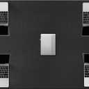 ZORESYN Conference Table Pads (66.9" x 27.6") - PU Leather Extended Large Mousepad Desk Mat - Nonslip Base and Waterproof Desktop Writing Pad Mouse Mat (Black)