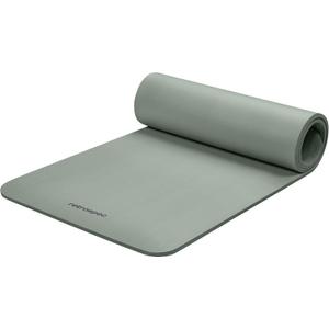Retrospec Solana Yoga Mat Thick 1/2in Non-Slip Workout Mat with Nylon Strap - 72x24in Exercise Mat for Pilates, Stretching & Fitness - BPA Free, Easy Clean (Sage)