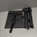 Projector Stand Tripod Adjustable, Laptop Height from 23.5 to 46.5 inches with Gooseneck Phone Holder, Floor for Office, Home, Stage, Studio, DJ Racks Holder Mount, 23.5inch-46.5inch (Black)