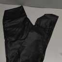 RIOJOY Womens Sexy Leather Leggings PU High Waist Butt Lifting Pleather Pants Stretchy Faux Leather Tights Push Up, Small