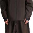 GSOU SNOW Women Ski Jacket and Pants Set Men Snowboard Jacket Baggy Snow Suit Waterproof Windproof Insulation Ski suit (Large, Dark Coffee-1)