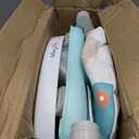Dream On Me Munch N Go Booster Seat for Babies 636 Months, 3-in-1 Feeding, Floor & Table Seat, Adjustable 4 Heights, Lightweight Portable Design, 3-Point Safety Harness, Easy to Fold & Carry- Mint
