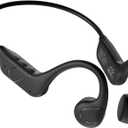 New Bone Conduction Headphones Bluetooth 6.0 Open Ear Headphones with Mic, Balanced Audio, Reduced Sound Leakage, IP54 Waterproof Secure Fit, Wireless Sports Headphones for Running, Workout & Cycling