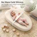 YENING Wipeable Changing Pad for Dresser Waterproof Leather Baby Diaper Changing Pads Washable Nursery Change Mat Beige