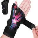 Wrist Brace Carpal Tunnel with Thumb Support,Adjustable Thumb Spica Splint Right Left Hand,Wrist Guard for Arthritis,Tendonitis,Ligament Injury,De Quervain's Tenosynovitis Women & Men