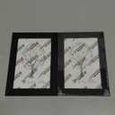 PECULA 2 Pack 4x6 Picture Frame, Black Picture Frame for Wall and Tabletop Display, Photo Picture Frame with Clear Display