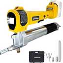 IRONFACE Electric Grease gun for Dewalt 20V Battery, 10000 PSI Cordless Grease Gun Battery-powered(No Battery, Tool Only)
