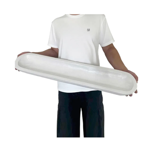 Wooden Dough Bowl Decor, Vintage Wooden Bowl Hand Carved Home Decor for Dining Table Center, Living Room, Kitchen Decor. (30inch white)