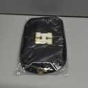 Father's Day Gift: Personalized Crossbody Bag - Initial White H, Black