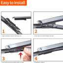 Windshield Wipers for Lincoln Corsair 2020 2021 2022 2023 2024, OEM Quality Wiper Blades Include Front 26 18 Inch and Rear Blade, Easy to Install Replacement Wipers Pack of 3