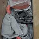 Drywall Sander, 2025 Upgraded 8-Amp Popcorn Ceiling Removal Tool with 7 Variable Speed 800-1800RPM, Drywall Sander with Vacuum Dust Collector with Extendable Handle, LED Light, 12pcs Sanding Discs,Red