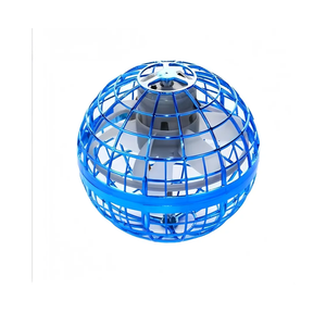 Flying Hover Ball Toy - Spinning & Floating Sphere, Air Hover Toy for Kids and Teens, Cosmic Glowing Flying Sphere for Indoor Play (red)