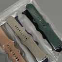 SNBLK 6 Pack Floral Engraved Bands Compatible with Apple Watch Bands 40mm 41mm 42mm 38mm 44mm 45mm 46mm 49mm Women Men, Silicone Flower Pattern Strap for iWatch Series 11 10 Se Ultra 9 8 7 6 5 4 3 2 1 (Black/Starlight/Blue Grey/Pine Green/Grey/Pink Sand)