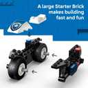 LEGO City Police Motorcycle Chase Building Toy for Kids - Pretend Play Building Blocks for Boys & Girls, Ages 4+ - Preschool Learning Toy W/Police & Crook Minifigures - Gift for Birthdays - 60455