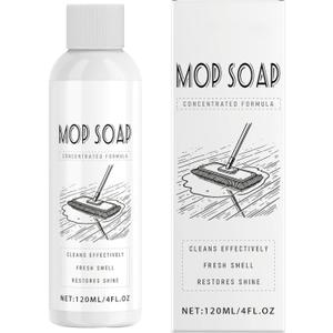 4 x Mop Soap for Floor Cleaning, 120ml Scented Mop Cleaner Soap, Scented Mop Soap Household Supplies Cleaner for Home, Kitchen, Floor