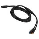 Motor Extension Cable, Electric Bike 1 to 2 Split Motor Cable with Waterproof Connector 155cm for Electric Bicycle Motor, Copper + Plastic, Approx. 155cm/61.0in