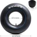 Heavy Duty 18X8.50-10 Inner Tube, 18/18.5X8.50-10 Tube with TR13 Staight Valve Stem Compatible with Most 20x8-10, 20x10.00-10, 18x9.50-10 Yard Tractors Lawn Mower Quad Bikes Tires and More 2 Pcs