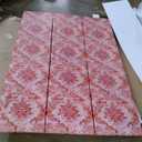 Oriental Furniture 6 ft. Tall Aged Damask Canvas Room Divider - 3 Panel