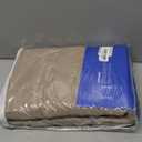 MIULEE Taupe Linen Curtains 52x96 Inch Long for Bedroom Living Room, Soft Thick Linen Textured Window Drapes Semi Sheer Light Filtering Back Tab Rod Pocket Burlap Look Farmhouse Country Decor, 2 Panels 