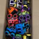 SUNPROUND 16Pcs Mini Monster Truck Toys,Pull Back Alloy Trucks Party Favors, Die-cast Race Cars for Boys Girls Easter Eggs Fillers Birthday Bulk Gift Stocking Stuffers