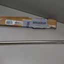 Ivilon Drapery Window Curtain Rod - End Cap Style Design 1 Inch Pole. 48 to 86 Inch Color Satin Nickel