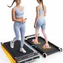 FUNRAY Versatile Walking Pad Treadmill with Incline - Dual-Sided Under Desk Treadmill with Foot Massage,2 in 1 Walking Machine for Home/Office with 330LBS Weight Capacity (Gray)