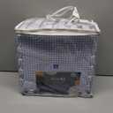 KnitIQ Double-Sided Blocking Mats for Knitting and Crochet Projects - Extra Thick Blocking Boards for Crochet with Gridlines - Inches and Centimeters - 100 T Pins and Storage Bag - Pack of 9