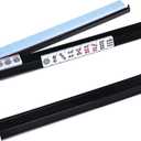 TIASUSAN 4PCS Mahjong Racks with Pushers for American Mahjong Tiles(Black), Mahjong All-in-one Tile Rack with Pusher Combo