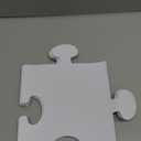 Glenmal 100 Pcs Large White Blank Puzzle Pieces Oversize White Blank Papers Puzzle Pieces Giant Piece for Adult to Draw and Write and Makes Huge Art Display