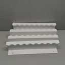 Floating Bookshelves,Wooden Scalloped Organizer | Photo Frames Organizer - Decor for Bedroom Bathroom Nursery Playroom Wall Plants Toy Photo Frames