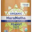 MaraNatha Organic Creamy Peanut Butter, No Sugar & Salt, Non GMO, 16 Ounces (Pack Of 6), BBD: JUNE 10, 2026