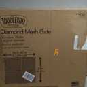 Toddleroo by North States Diamond Mesh Wooden Baby Gate: 26.5"- 42" Wide. Pressure Mounted Baby Gate for Doorway. (23" Tall, Sustainable Hardwood)