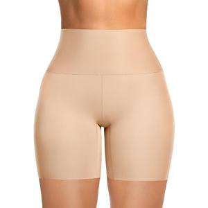 FeelinGirl Shapewear for Women Tummy Control Body Shaper Butt Lifter Shapewear Shorts, Khaki, L