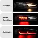LED Tail Lights Compatible with Chevrolet Camaro 2016-2018