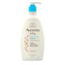 Aveeno Baby Daily Moisture Body Lotion for Sensitive Skin, Hypoallergenic Moisturizing Baby Lotion with Nourishing Oatmeal to Deeply Moisturize Baby's Skin, Fragrance-Free, 18 fl. oz