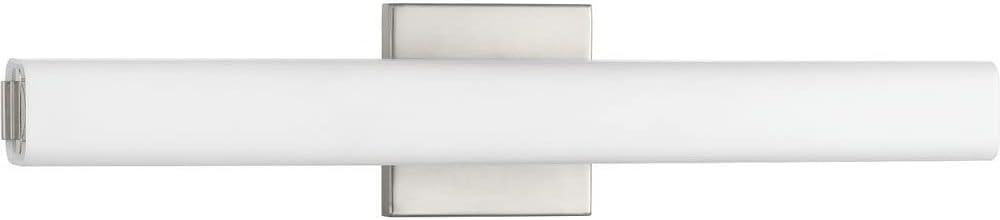 Progress Lighting Beam 22" LED Bath Vanity Light, Brushed Nickel
Modern LED vanity light with etched opal glass for bathrooms (22.25" x 4.75" x 3"), P300182-009-30