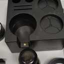 51mm Espresso Accessories Kit, Espresso Knock Box and Tamping Station, Coffee Tamper, Distributor, WDT Distribution Tool, Dosing Funnel and Puck Screen Set Fits Delonghi 51 mm Portafilter