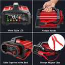 Battery Charger 0-25A, Smart Car Battery Charger and Maintainer 12V/24V LiFePO4 & Lead Acid Compatible with Temperature Compensation, for Car Truck Motorcycle Lawn Mower Boat Marine RV ATV SUV