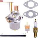 Aniro Moto Carburetor Compatible with Coleman CK100-S CT100U CC100X Mini Bike SK100 Go-Kart with Gaskets Fuel Line Filter Spark Plug