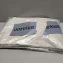 H.VERSAILTEX Polyester Blackout Curtains 96 Inches Long, 100% Absolutely Blackout Elegant Curtains for Bedroom, Thermal Insulated Linen Drapes Grommet Curtains with White Liner, 2 Panels, Natural