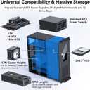 4U Rackmount Server Case, 7 PCI Slots, Drive Bays, USB 3.0